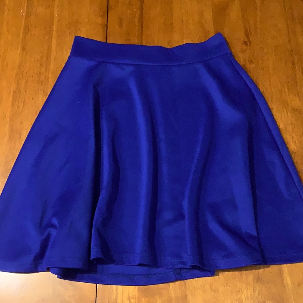 ✨Deep blue skater skirt✨ size Medium